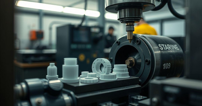 Usinagem de peças plásticas: técnicas e benefícios para a indústria moderna