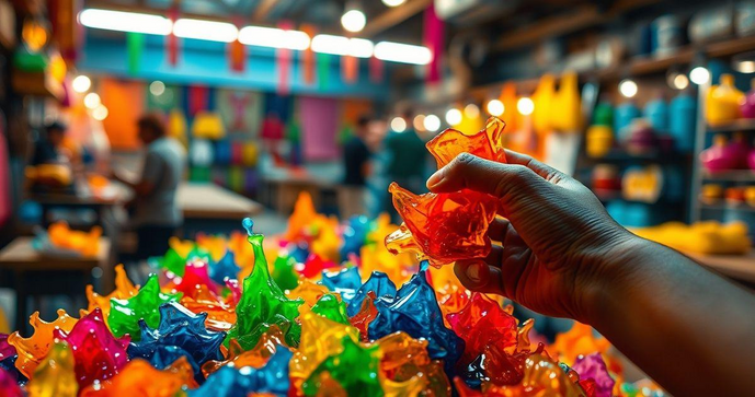 Molde para Plástico Derretido: Crie Arte e Design